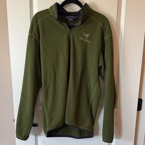 Arc'teryx Olive Green Half Zip